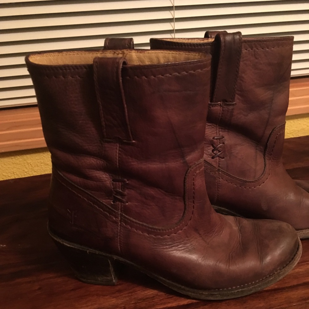 Frye Carmen X Stitch Short Bootie